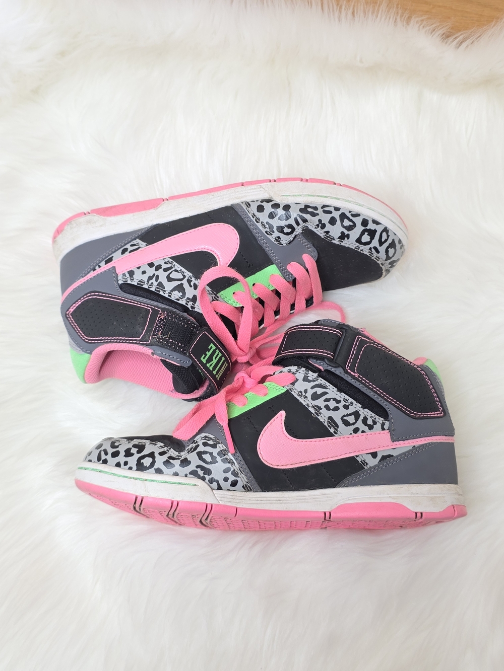 Nike Air Morgan 2, Mid Cheetah, Youth 5.5, Womens 7